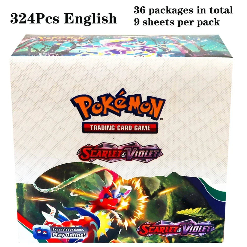 324Pcs Pokemon Cards TCG: Sun & Moon XY Evolutions Booster Box  Collectible Trading Pokemon Cards Game Board Game
