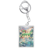 Keychain Card For Pokemon Mega Charizard Meowth Dawn M2 Phantasmal Flames Anime Game Self Made Acrylic Gift Pendant Decoration