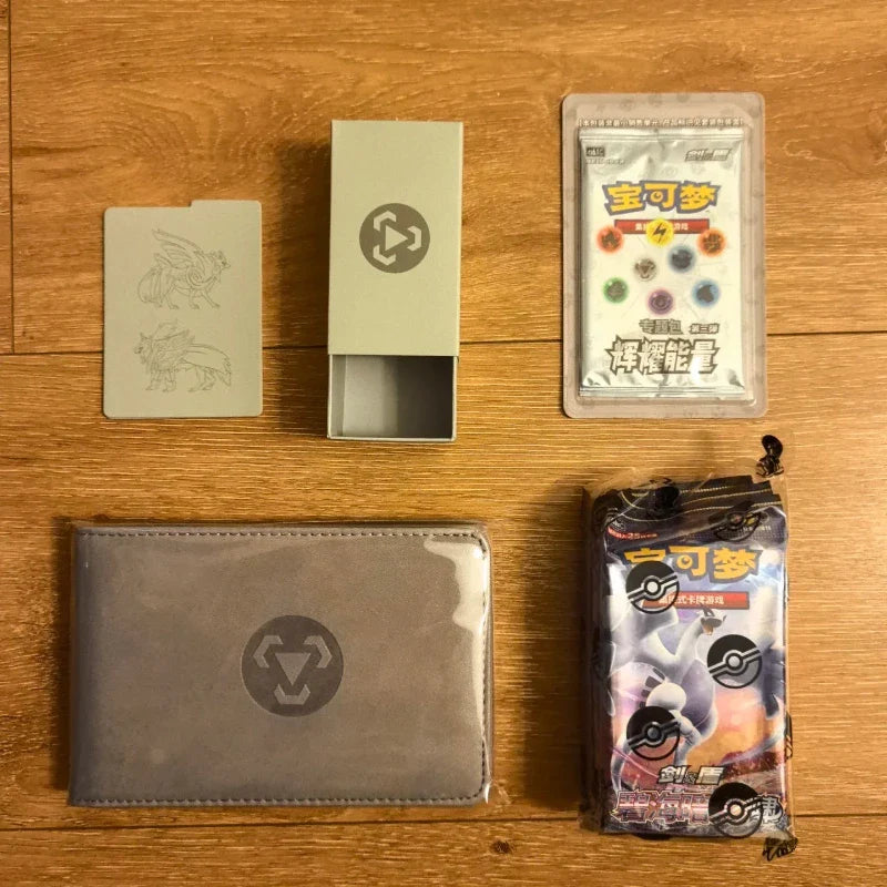 100% Original Genuine Pokemon Third Wave Radiant Energy Chinese 8.5 Collection Card Book Gift Box Steel Grass Lightning Types