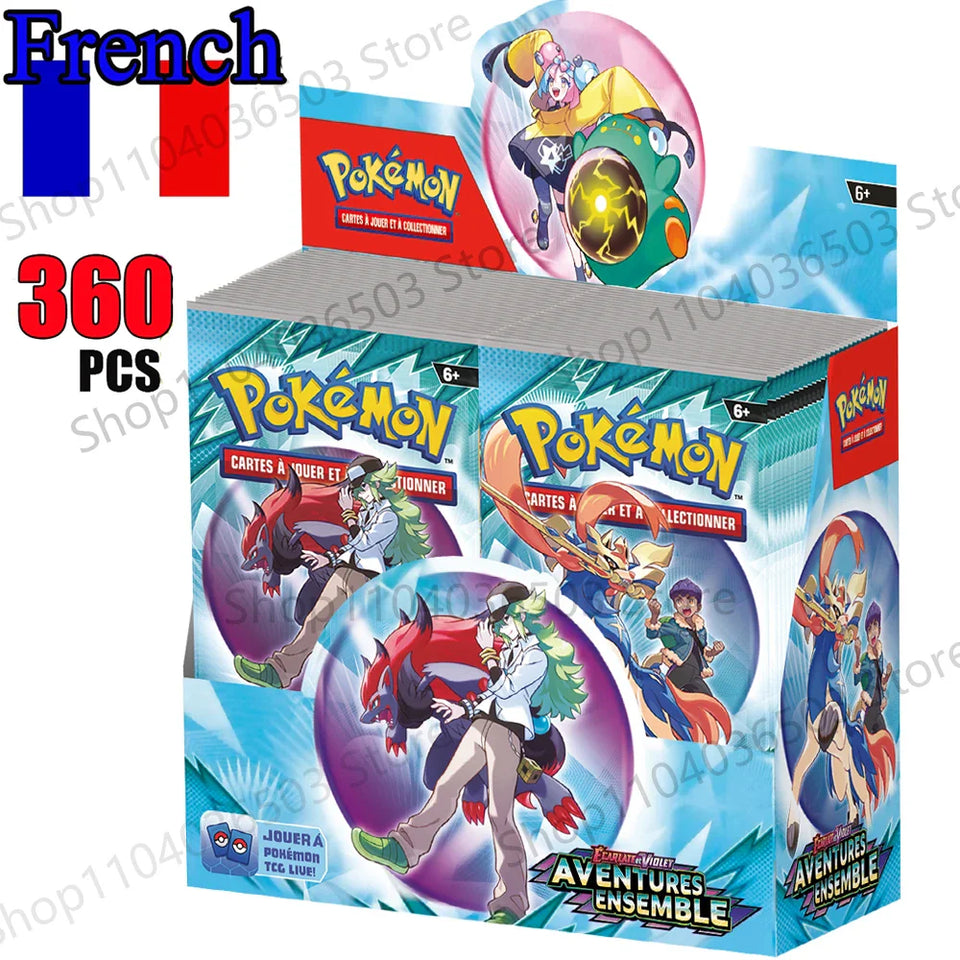 # English Spanish Franch Pokemon Cards Game MEGA EVOLUTION SCARLET&VIOLE 151 Prismatic Booster Battle Transaction Cards