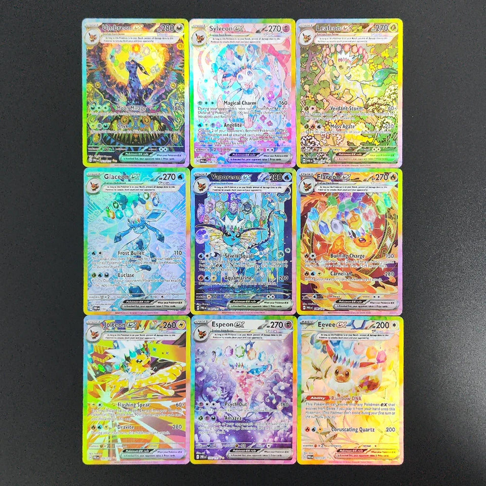 POKEMON English Collection Card S6A SV11W SV11B Umbreon Victini Zekrom Gengar RARE Single Card Classic Game Anime Cards Gift Toy