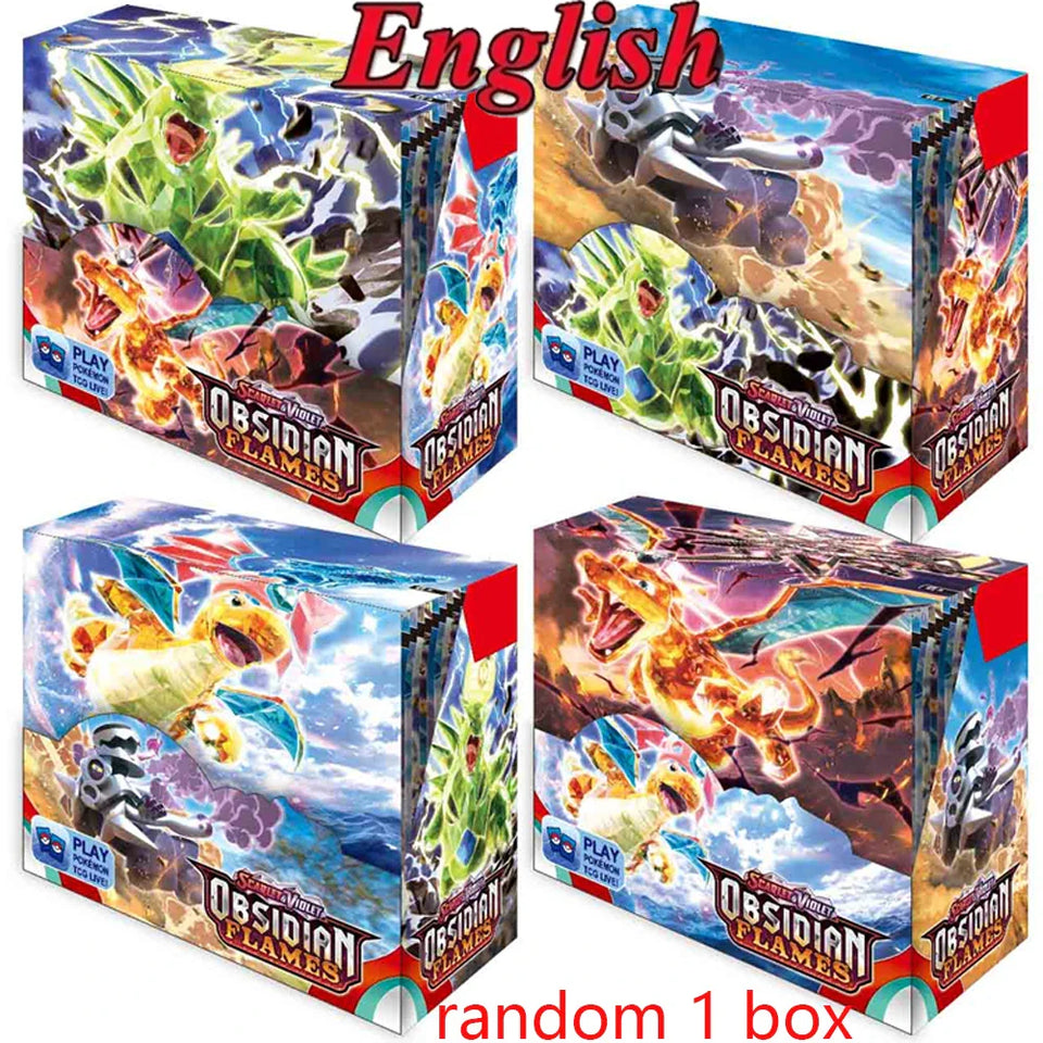 # English Spanish Franch Pokemon Cards Game MEGA EVOLUTION SCARLET&VIOLE 151 Prismatic Booster Battle Transaction Cards