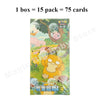 100% Original PKM Card 151series Gem Bag V1 V2 Fearless Tai Crystal Nine Colors Gathering Martial Arts Exercises Convex and Shin