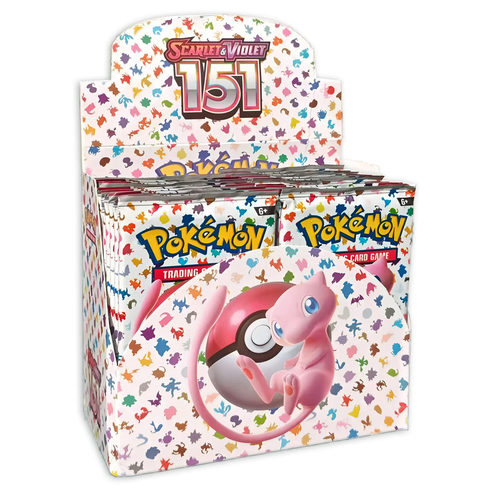 324/360Pcs English Version Pokemon TCG: Scarlet&Violet 151 Prismatic Evolutions Booster Box Pokemon Trade Card 36 Pack Box Gifts