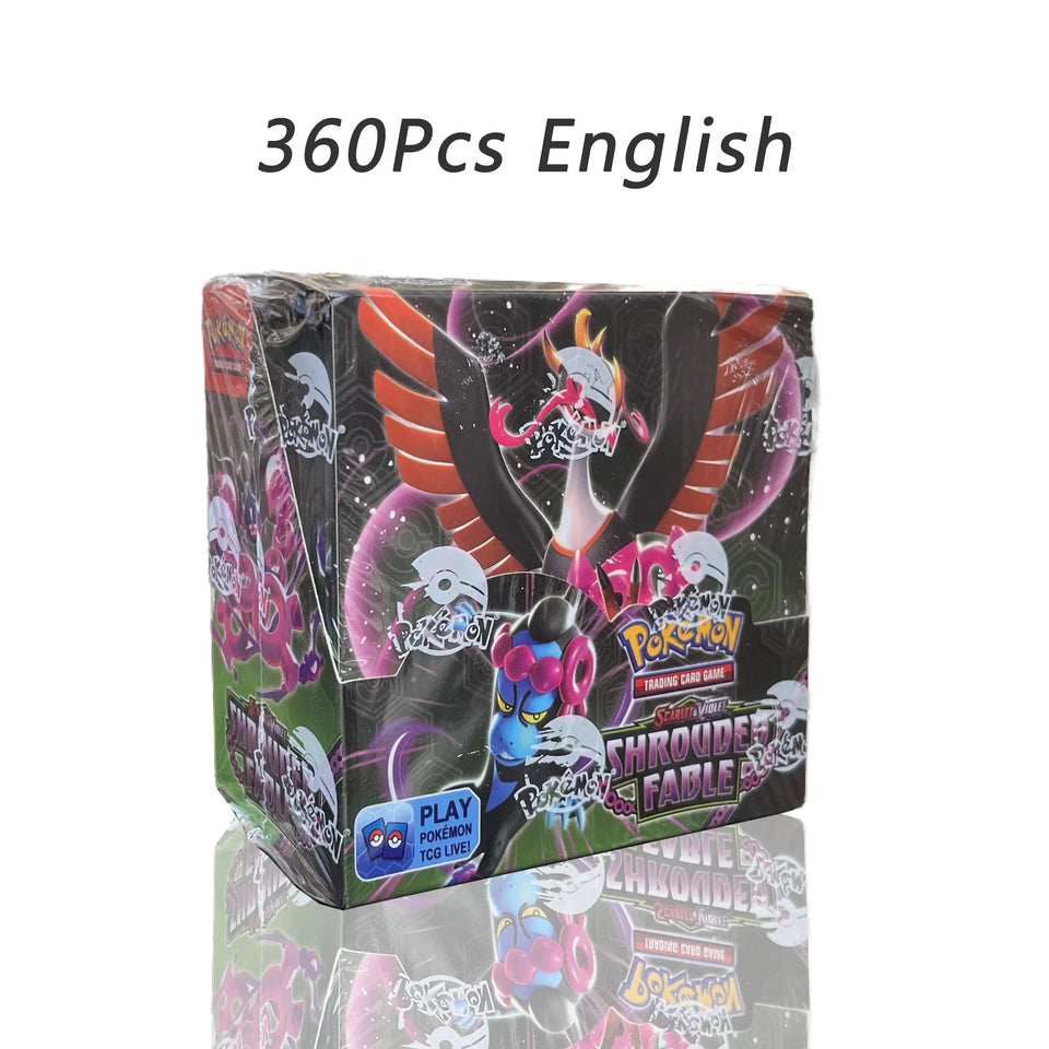 English Version Pokémon Card TCG: Evolutions Team up Scarlet & Violet Obsidian Flames Booster Box Pokemon Cards 36 Pack Box Gift