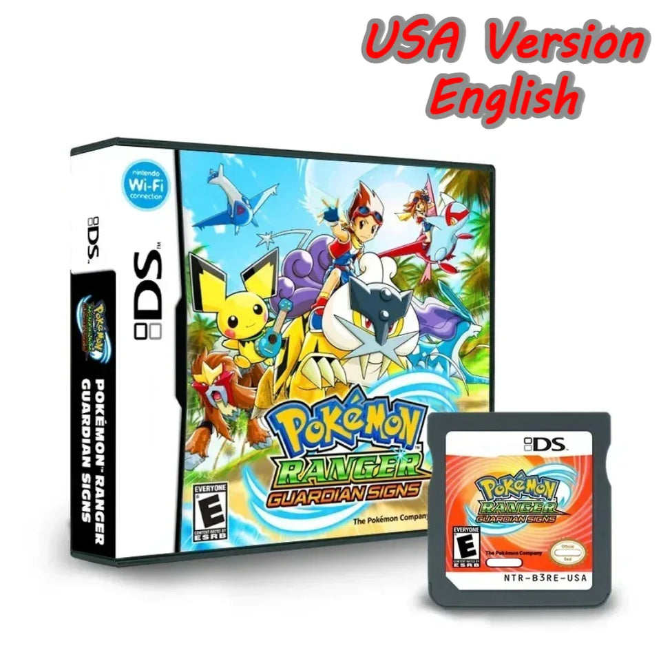 Pokemon Game Card Pocket Monster Single Card Box Game Game Cartridge Card Video Game for DS NDS 3DS 3DS NDSLHandheld Player