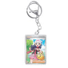 Keychain Card For Pokemon Mega Charizard Meowth Dawn M2 Phantasmal Flames Anime Game Self Made Acrylic Gift Pendant Decoration