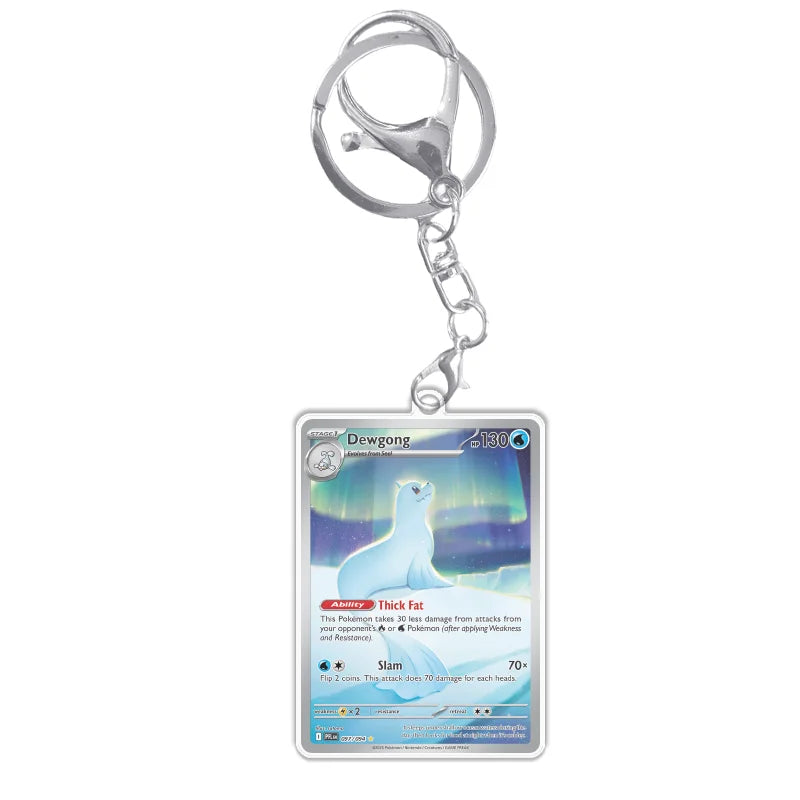 Keychain Card For Pokemon Mega Charizard Meowth Dawn M2 Phantasmal Flames Anime Game Self Made Acrylic Gift Pendant Decoration