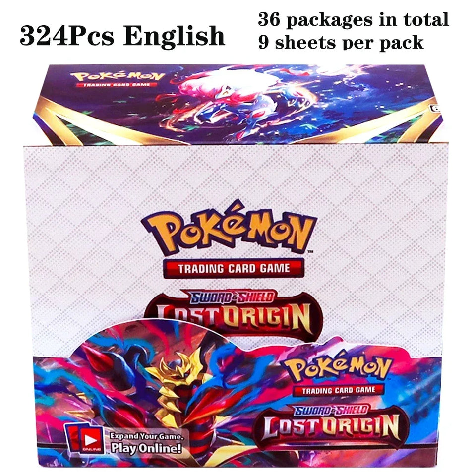 324Pcs/box Pokemon TCG: Shining Fates Booster Box Collectible Trading Pokemon Card Game Child Gift Board game Surging Prismatic