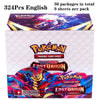 324Pcs/box Pokemon TCG: Shining Fates Booster Box Collectible Trading Pokemon Card Game Child Gift Board game Surging Prismatic