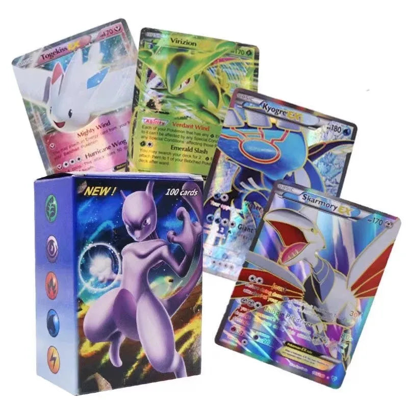 Pokemon Collection Cards Edition Flash Cards Charizard Pikachu Game PTCG Self Made Cards Gift Toys Hobby Game Collection Cards