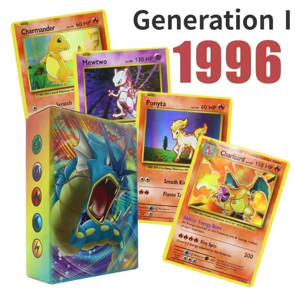 Pokemon Collection Cards Edition Flash Cards Charizard Pikachu Game PTCG Self Made Cards Gift Toys Hobby Game Collection Cards