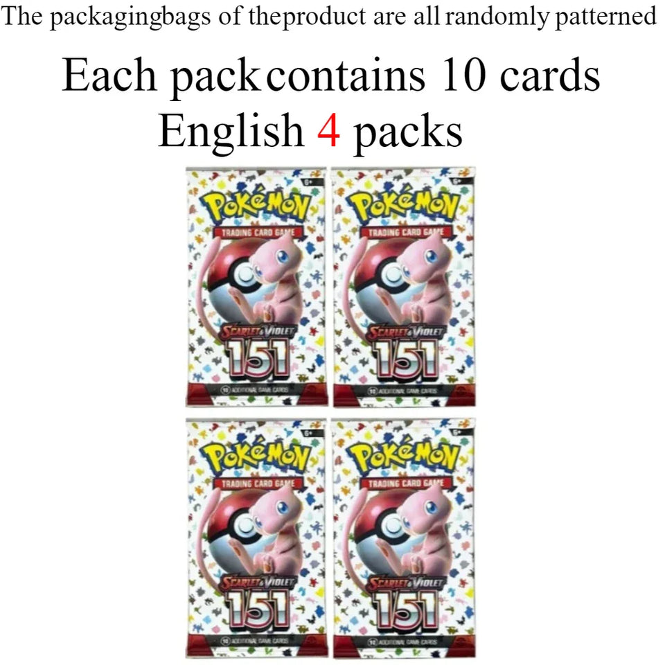 40/360Pcs Box Pokemon Card Scarlet & Violet Prismatic Evolutions English Booster Battle Carte Trading Collection Cards game card