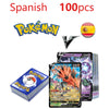 100Pcs New English French Spanish Pokemon Cards V GX VMAX TAG TEAM Game Battle Shining Card Collection Card Toys Gifts