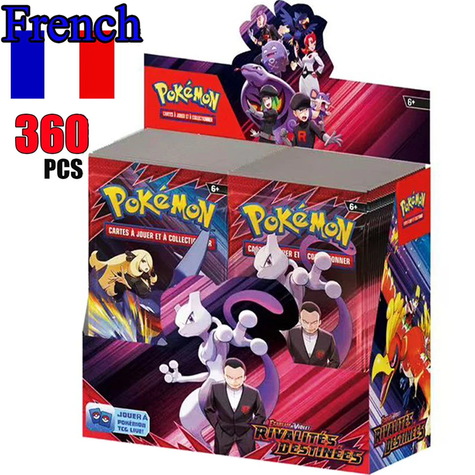 # English Spanish Franch Pokemon Cards Game MEGA EVOLUTION SCARLET&VIOLE 151 Prismatic Booster Battle Transaction Cards