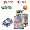 100Pcs New English French Spanish Pokemon Cards V GX VMAX TAG TEAM Game Battle Shining Card Collection Card Toys Gifts