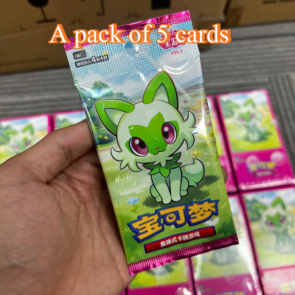 100% Original Genuine PokéM0n Trading Ptcg Card Collected Gem Bag Refrigerator Magnet Hi Deck Ibrahimovic Pikachu Plush Gift