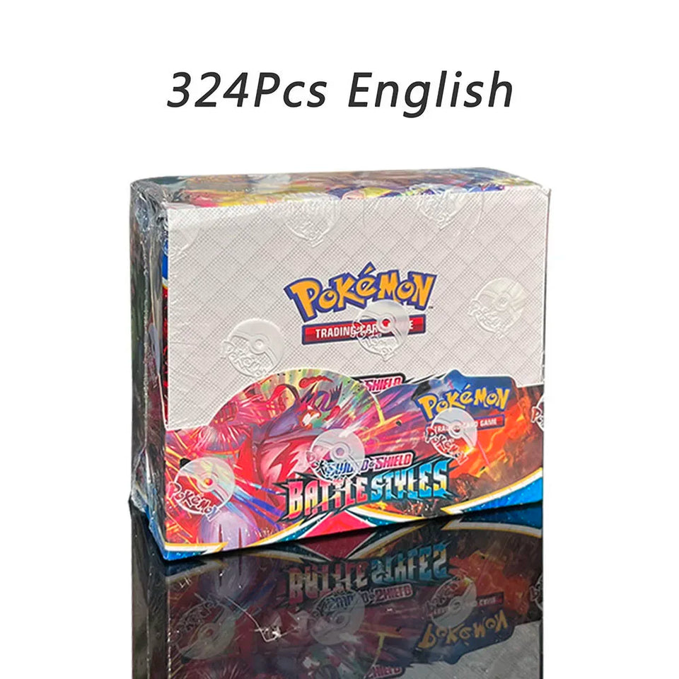 324/360Pcs English version Pokémon TCG: Scarlet & Violet 151 classics Expansion Booster Box Pokemon trade card 36 Pack Box Gift