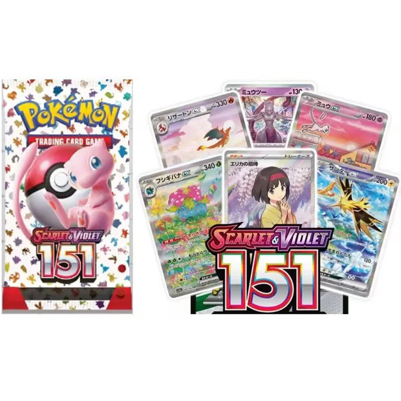 360Pcs Pokemon Card TCG Scarlet&Violet Prismatic Evolutions 151 Prism 36 Pack Pokemon Booster Box Collectible Tradiner Card