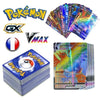 10-100Pcs English French Spanish German Italian Pokemon Vmax GX EX Flash Card Charizard Pikachu trade Card Kids Pokemon Toy Gift