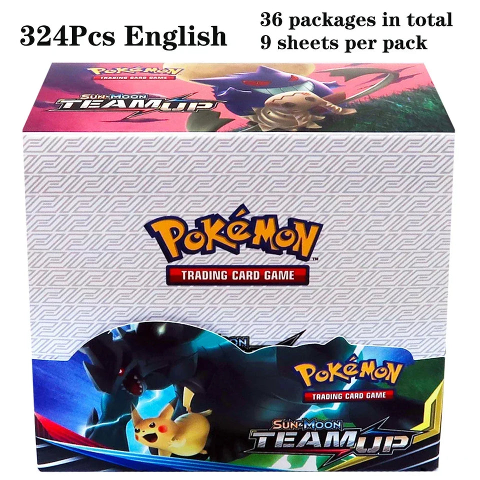 324Pcs Pokemon Cards TCG: Sun & Moon XY Evolutions Booster Box  Collectible Trading Pokemon Cards Game Board Game