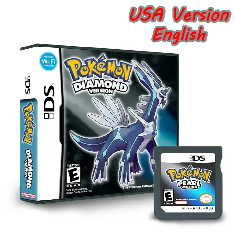 Pokemon Game Card Pocket Monster Single Card Box Game Game Cartridge Card Video Game for DS NDS 3DS 3DS NDSLHandheld Player