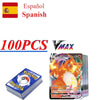 Pokemons French/English/German/Korean/Spanish Cards Pokemons Card GX VMax VMAX  V TT Pikachu Anime Battle Collect Cards Gift