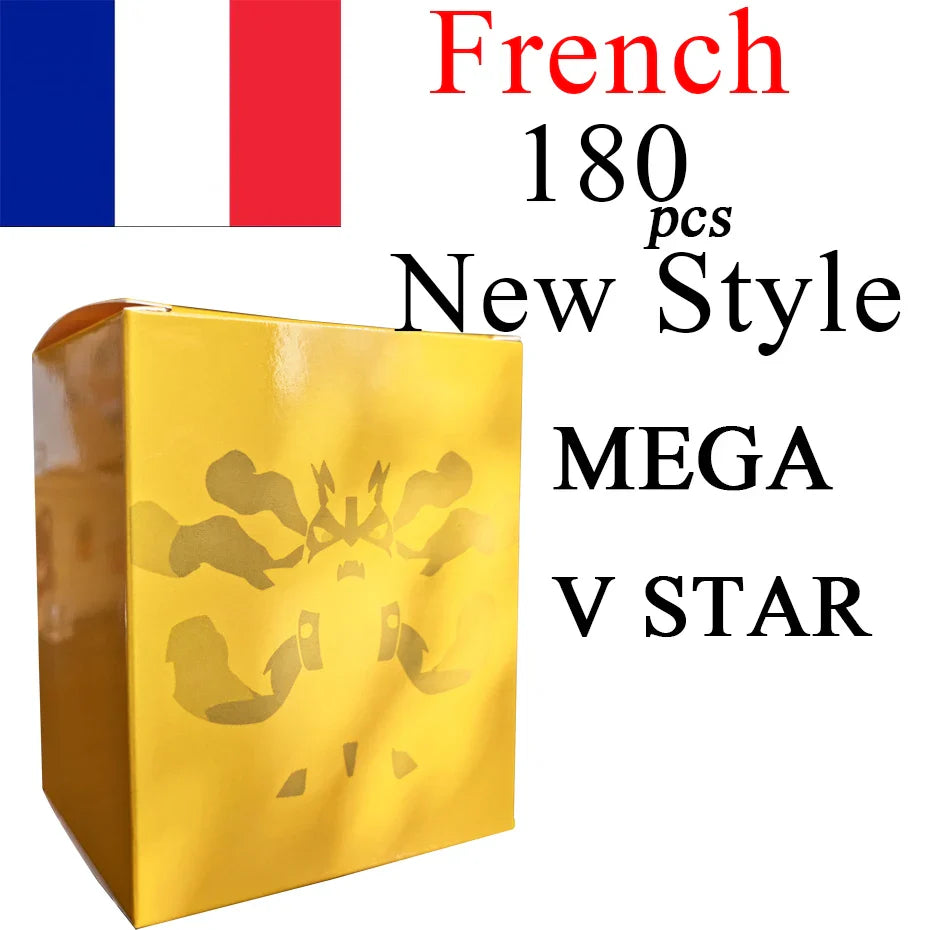 French Version Pokemon Cards VMAX V EX GX MEGA Carte Collection Battle Trainer Children's Christmas Toys Gift