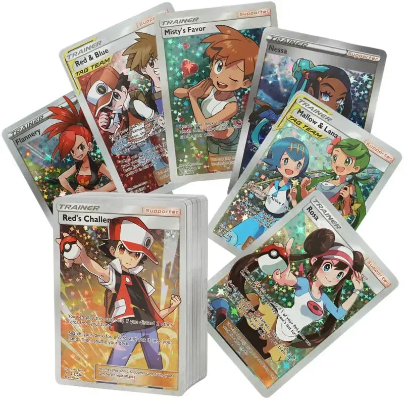 Pokemon Collection Cards Edition Flash Cards Charizard Pikachu Game PTCG Self Made Cards Gift Toys Hobby Game Collection Cards