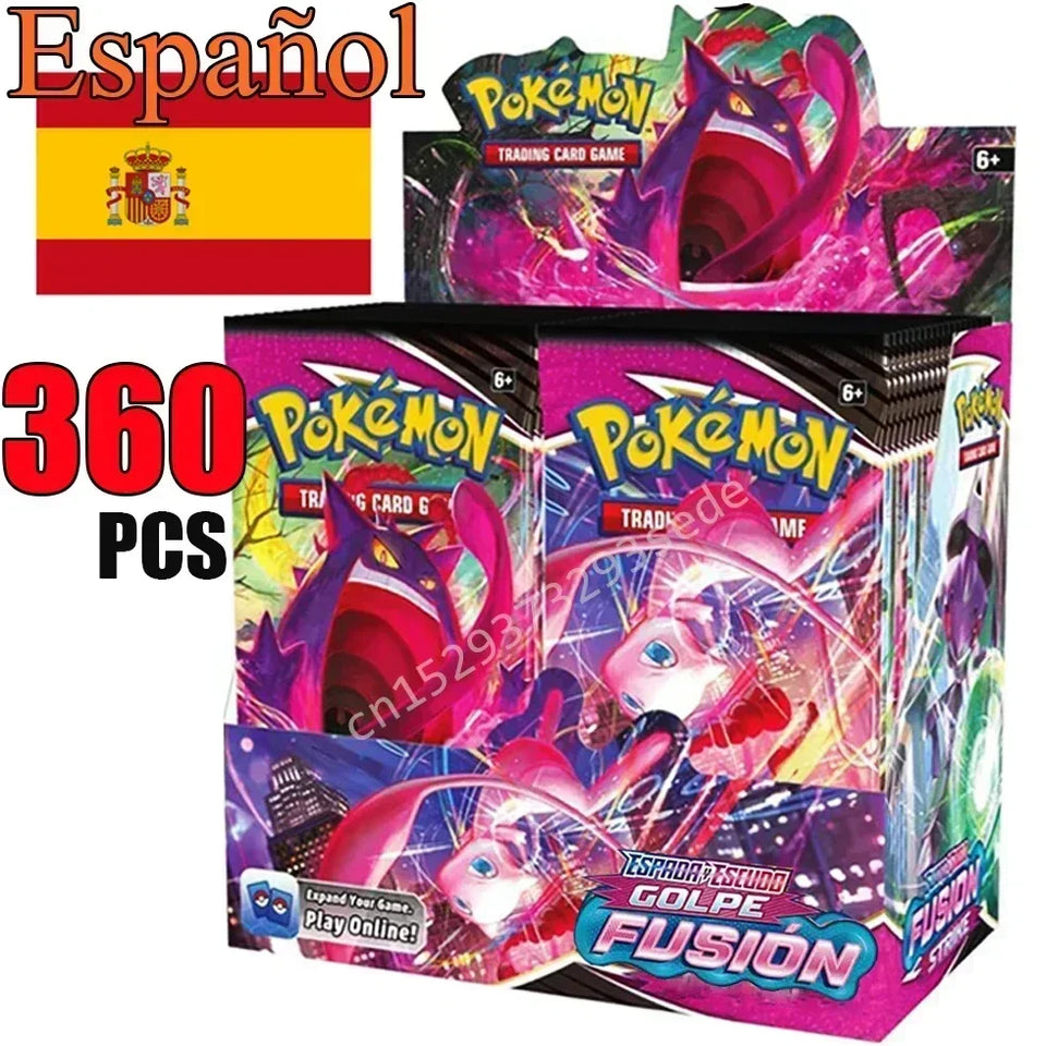 # Spanish Pokemoned Cards English French CROWN ZENITH SILVER TEMPEST Lost Origin Brilliant Stars Carte Pokémon Collection Toys