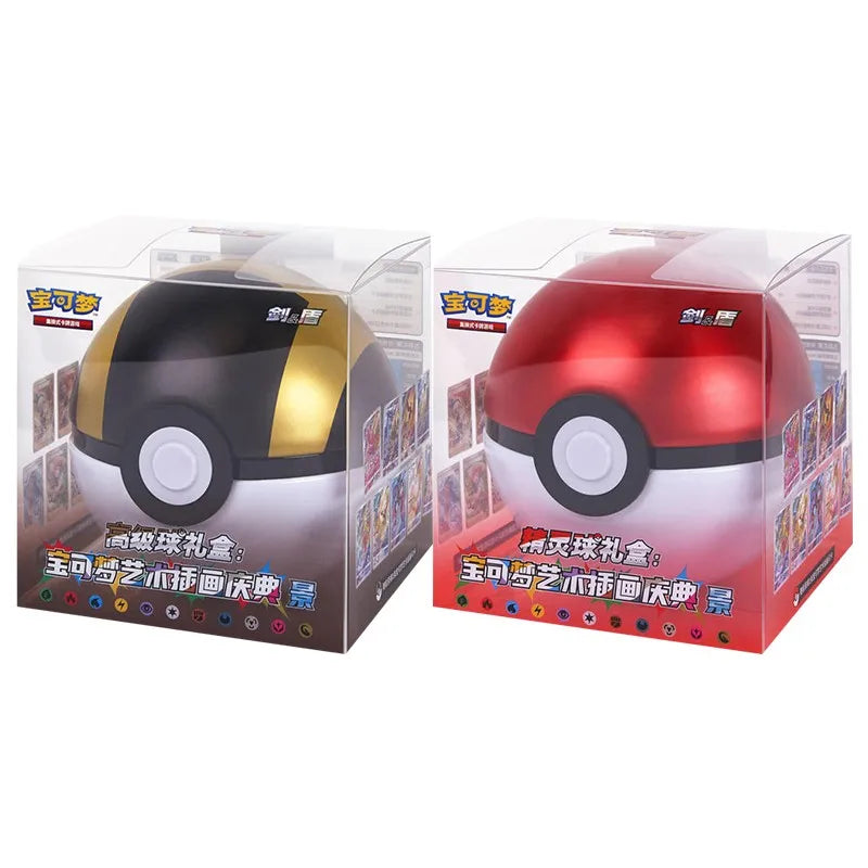 100% Original Pokemon Ball Master Balls Premium Ball Gift Box Pokém0n Cards Ptcg Simplified Chinese Original Pack Children Gifts