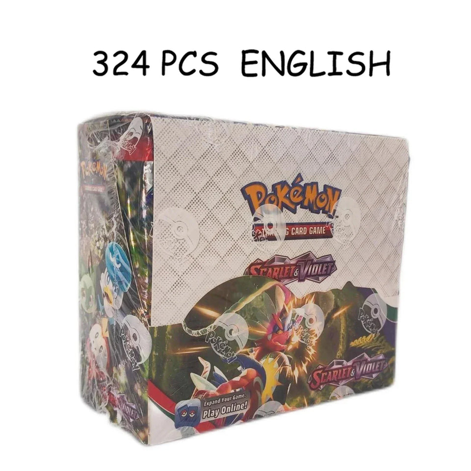 Pokemon Card TCG: 324Pcs Evolutions Scarlet Violet Brilliant Stars Booster Box Pokemon Cards 36 Pack Box Collectible Cards Toys