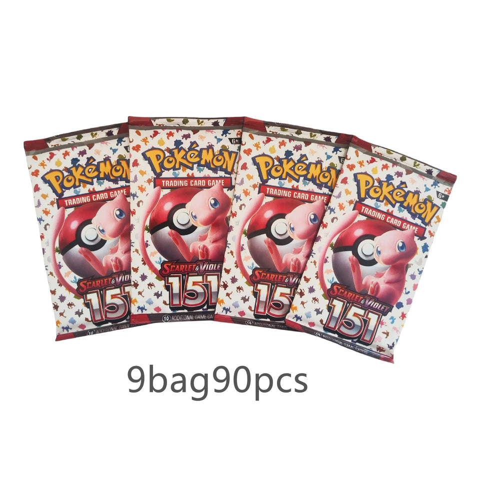 360Pcs Pokemon Card Prismatic Evolutions Scarlet Violet 151 Surging Sparks PALDEAN FATES English Booster Battle Transaction Card