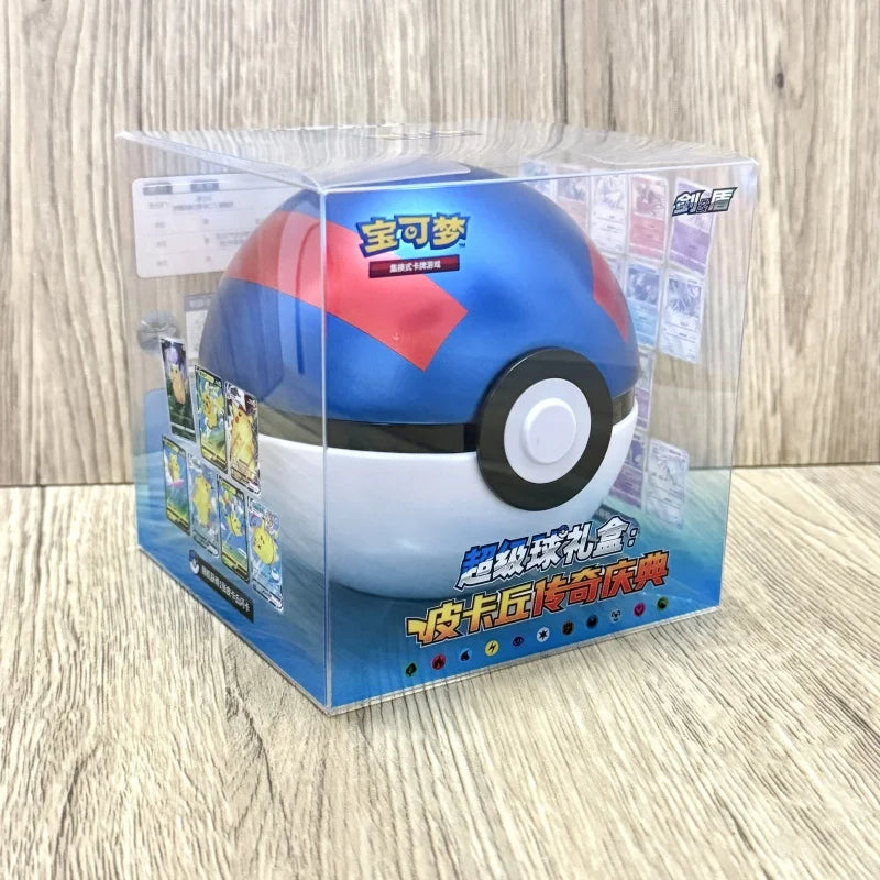100% Original Pokemon Ball Master Balls Premium Ball Gift Box Pokém0n Cards Ptcg Simplified Chinese Original Pack Children Gifts