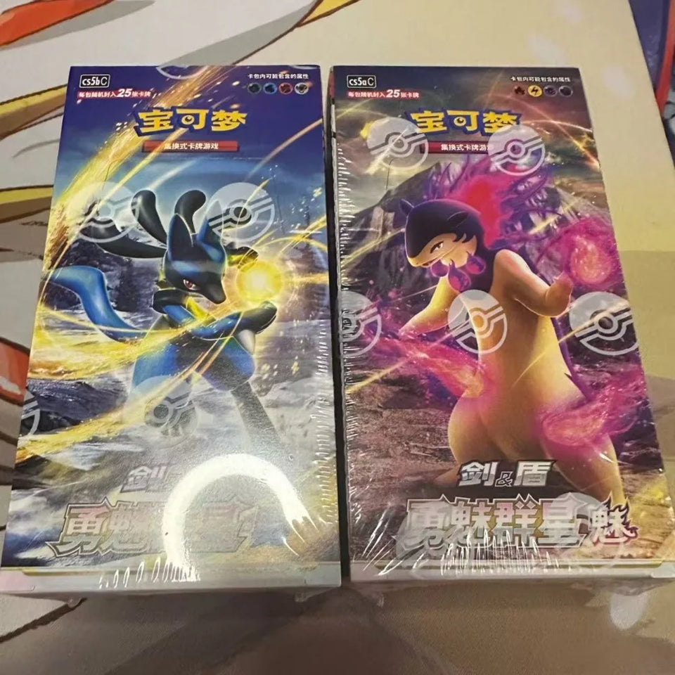 100%Original Pokemon PTCG 7.0 Brave and Enchanting Stars Simplified Chinese Cards Trading Booster Pack Card Collectible Gifts