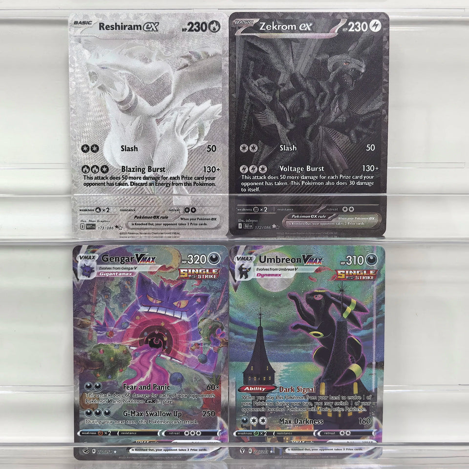 POKEMON English Collection Card S6A SV11W SV11B Umbreon Victini Zekrom Gengar RARE Single Card Classic Game Anime Cards Gift Toy