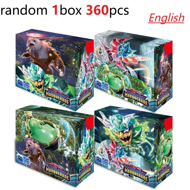 360Pcs Pokemon Card TCG Scarlet&Violet Prismatic Evolutions 151 Prism 36 Pack Pokemon Booster Box Collectible Tradiner Card