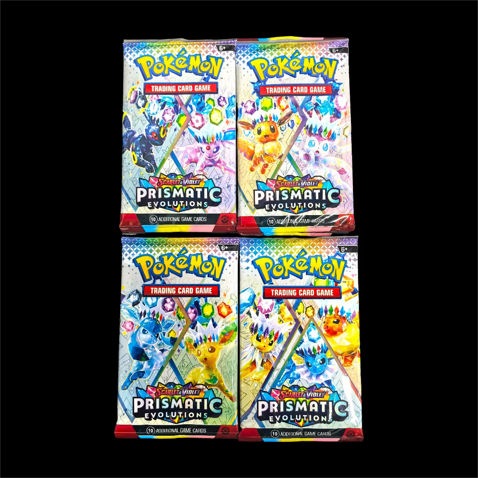 360Pcs/1Box SV8 Pokemon SCARLET VIOLET PRISMATIC EVOLUTIONS ELITE TRAINER English Booster Battle Transaction Collection Card Toy
