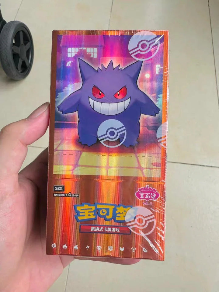 100% Original Gem Pack Vol.3 Card PTCG Gengar Album Scarlet and Violet Trading PTCG Bag Box Card Chinese Card Toys Birthday Gift