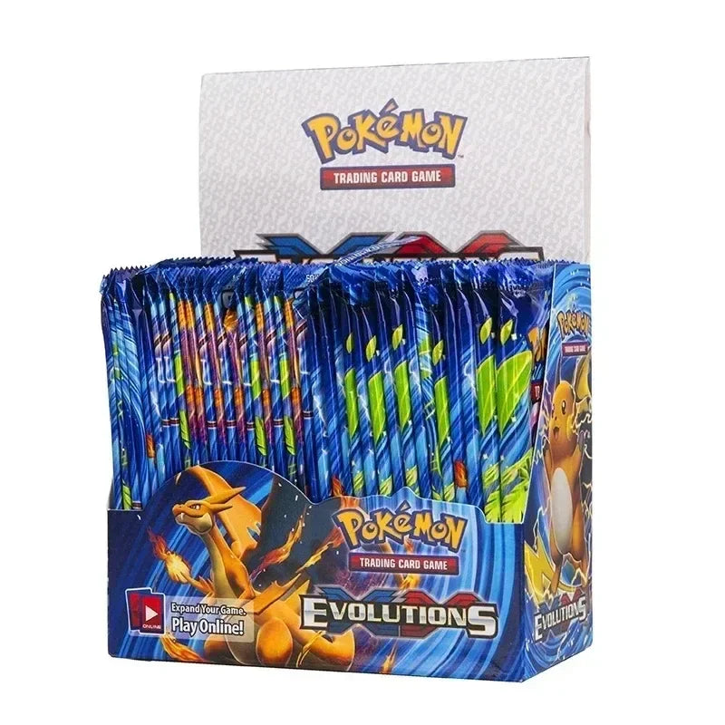324/360Pcs English Pokemon TCG:Scarlet Violet Obsidian Flames Shining Fates Booster Box Pokemon Card 36 Pack Box Collection Card
