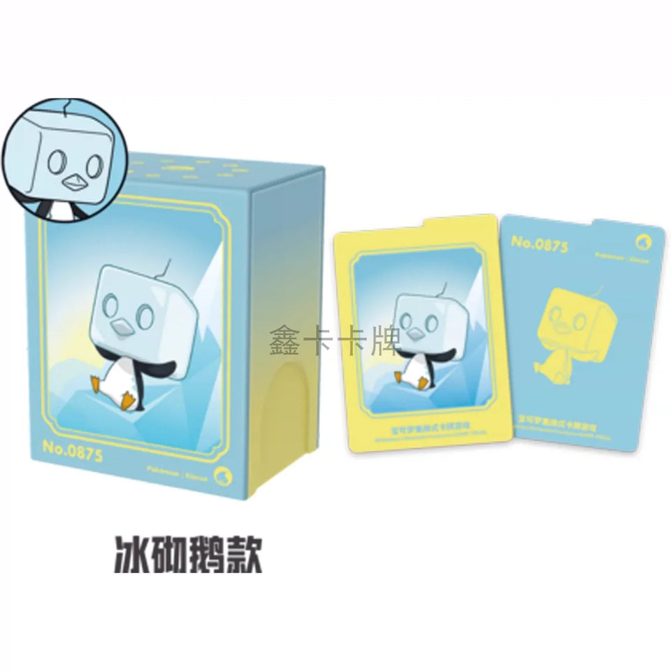 100%Original Pokemon PTCG Scarlet&Violet Metal Card Storage Box Collected 151 Trading Simplified Chinese Collectible Toy Gifts