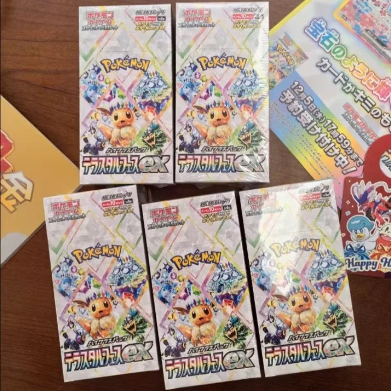 100%Original Pokemon SV8A Booster Pack Trading Anime Card PTCG Japanese Version Collection Cards Single Pack Toy Birthday Gifts