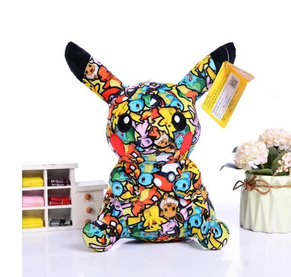 **Hot Sale 4Styles New Pokemon Plush Toy Bulbasaur Charmander Squirtle Pikachu Cute Cartoon Anime Figure Stuffed Doll Kids Gifts