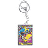 Keychain Card For Pokemon Mega Charizard Meowth Dawn M2 Phantasmal Flames Anime Game Self Made Acrylic Gift Pendant Decoration
