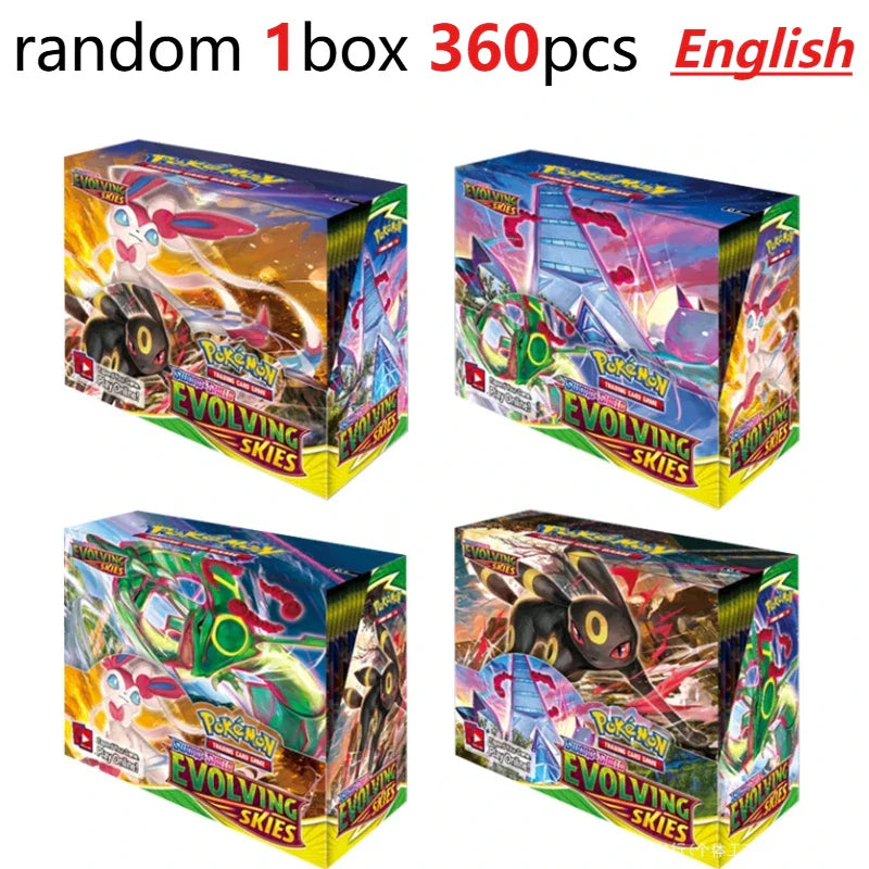360Pcs Pokemon Card TCG Scarlet&Violet Prismatic Evolutions 151 Prism 36 Pack Pokemon Booster Box Collectible Tradiner Card