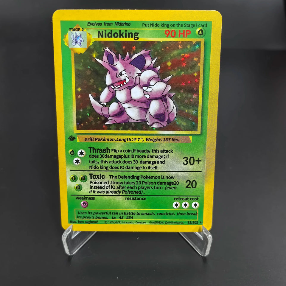 1996 First Generation Pokemon Trading Cards Rare Edition with Charizard  Mewtwo Venusaur Blastoise Classic Game Anime Gift Toys