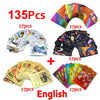 30-165pcs Gold Pokemon Colorful Card Set Black Vmax Vstar Sliver GX Box Pikachu Carta Charizard German French Spanish Game Cards