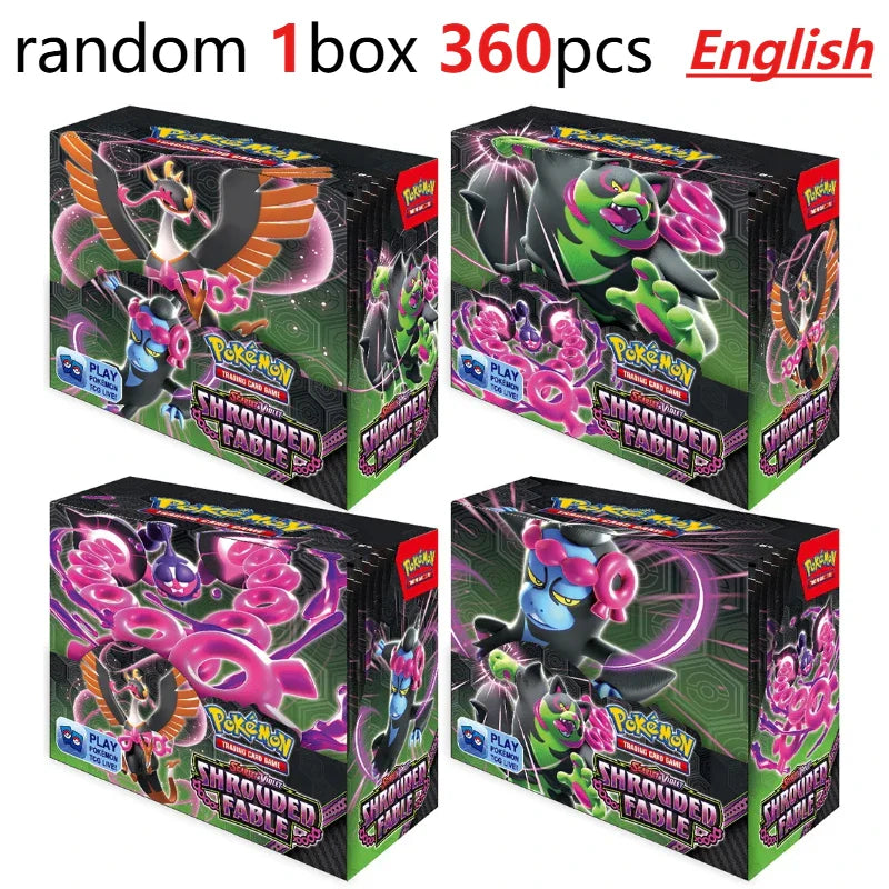 360Pcs Pokemon Card TCG Scarlet&Violet Prismatic Evolutions 151 Prism 36 Pack Pokemon Booster Box Collectible Tradiner Card