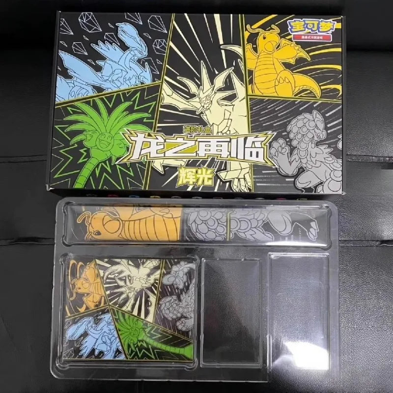 100% Original Pokemon Card PTCG Dragon Return Sword Shield Gift Box Card Case Trading Card Game Chinese Anime Goodra Collection