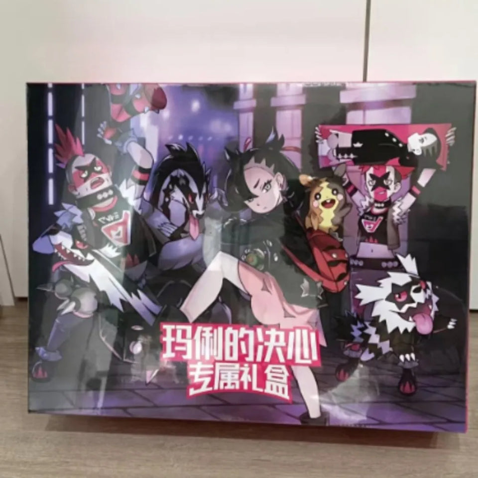 100%Original Pokemon Mary Determination Gift Box Anime Trading Card Game PTCG Simplified Chinese Collectible Cards Toy Gifts
